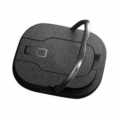 他サイト： CIO　Nova wave 3Way (Magsafe対応充電スタンド) ［USB Power Delivery対応 /ワイヤレスのみ /15W］　CIO-3WAY-MGAPRG-BKの商品画像