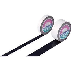 日本緑十字社 GT-502BK ガードテープ 黒 50mm幅x20m エンビ 148077 1巻