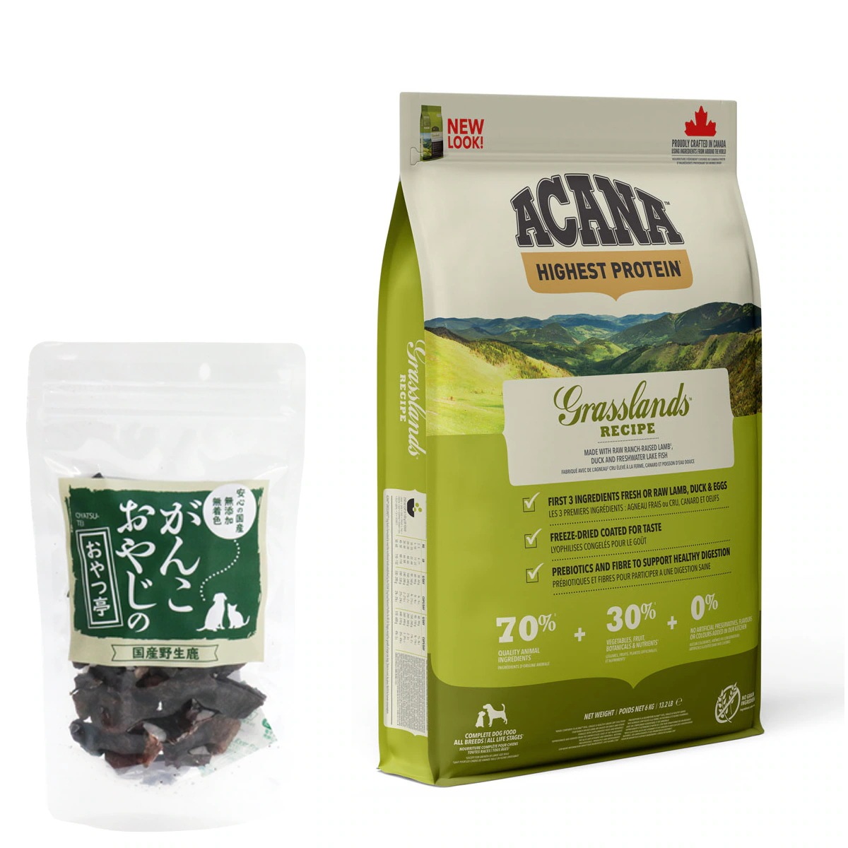 ハイエストプロテイン グラスランドドッグ 6kg ドッグフード【国産鹿肉ラング30g付き】 10,534円