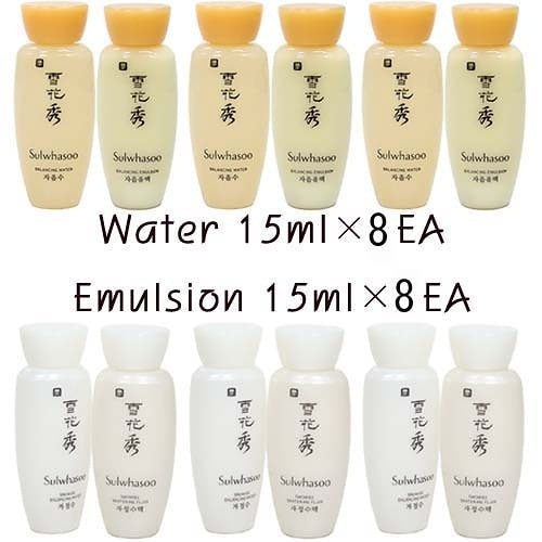 雪花秀 滋陰水＆乳液パーフェクティング(15ml各30個)正規品 雪花秀 滋陰水＆乳液パーフェクティング(15ml各30個)正規品