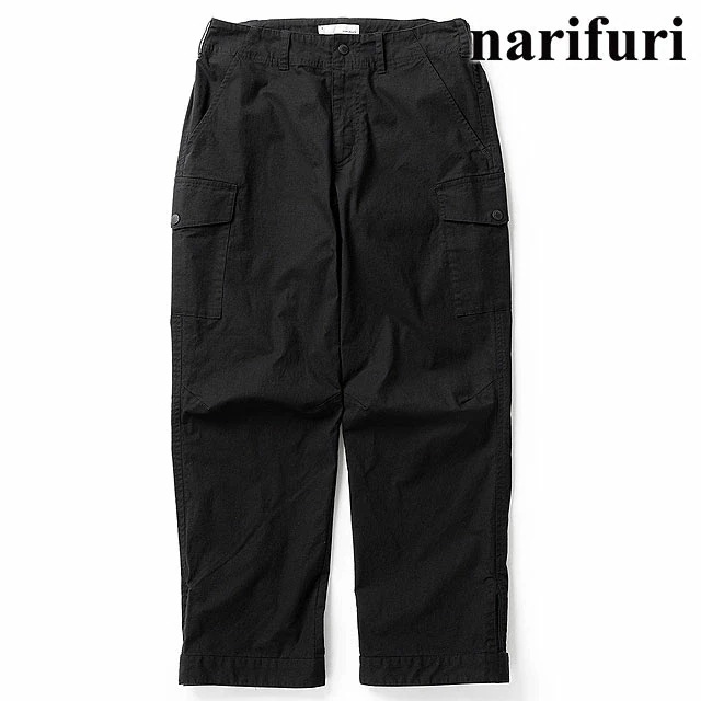 メンズ バイクカーゴパンツ [NF5105-001] バイクカーゴパンツ ボトムス ロングパンツ ストレッチ リップストップ生地 オールシーズン ブラック正規取扱店