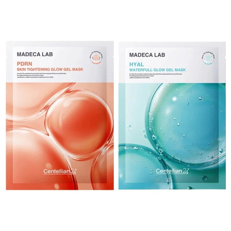 [25SS/新作]メディカラボ PDRN スキンタイトニング グロウジェルマスク 5枚/ メディカラボ ヒアルウォーターフル グロウジェルマスク 5枚