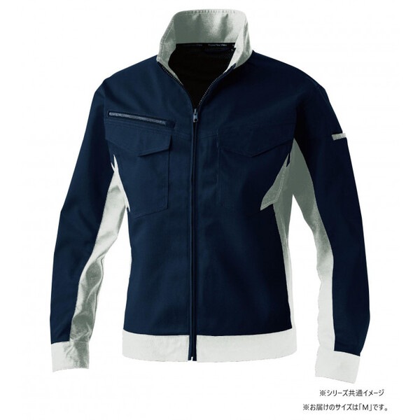 3472-00 長袖ブルゾン Mサイズ ネイビー(1) SOWA