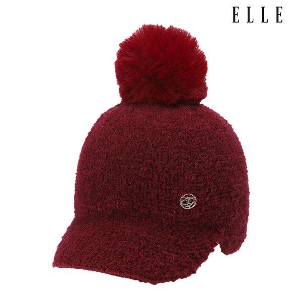 耳当てボンボンニットキャップ（女性）6K87405_501_CJ