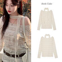 Tシャツ・カットソー ROCKCAKE Pattern Punching Long sleeve Ivory MUSINSA | ROCKCAKE Pattern Punching Long sleeve - Ivory