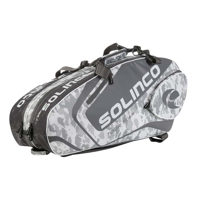 ６本収納 ソリンコ(SOLINCO) TOUR TEAM CAMO 6R ツアーチーム カモ 6R ラケットバッグ テニスバッグ 1920564-ホワイトカモ(24y6m)