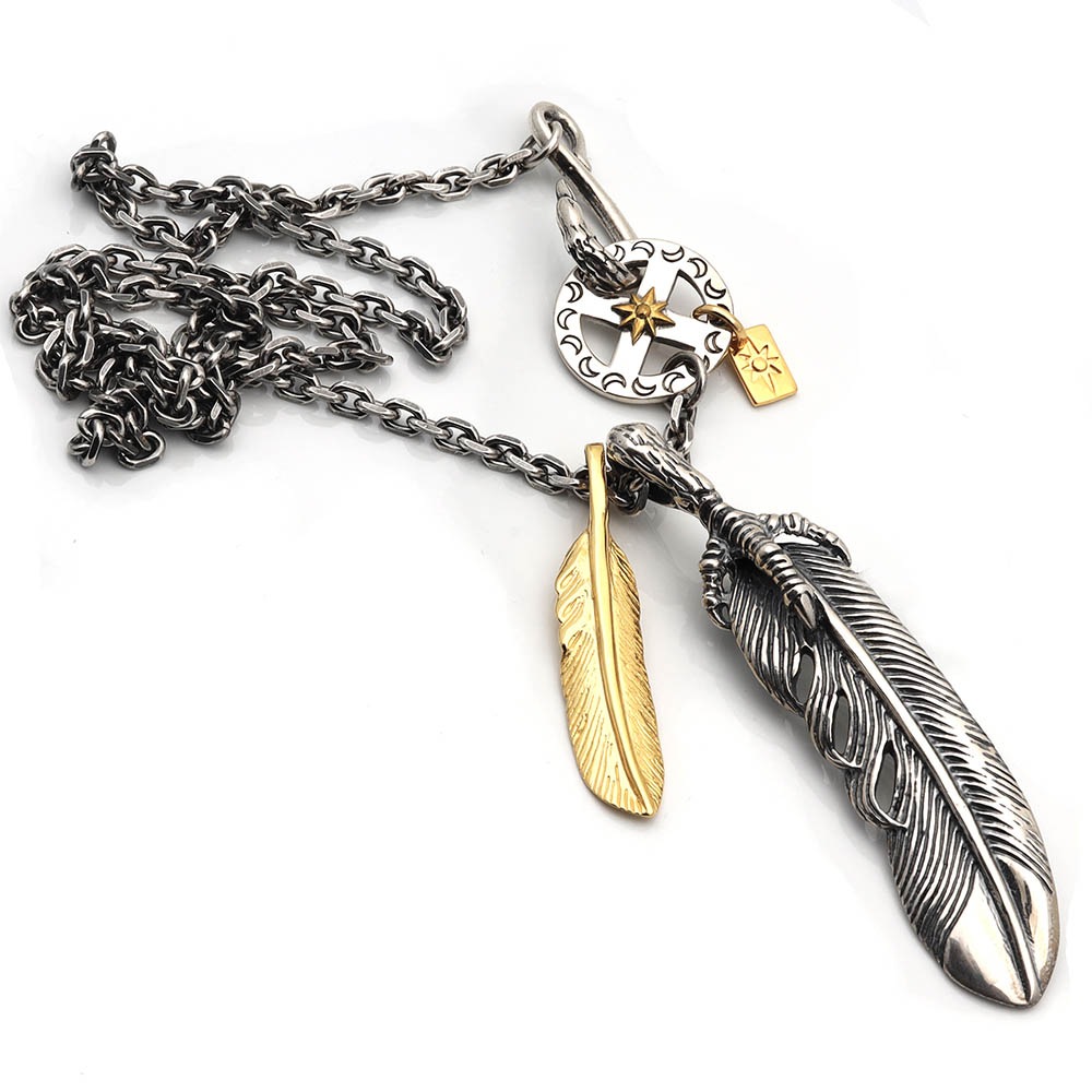 925 フェザーネックレス フック [hm004]