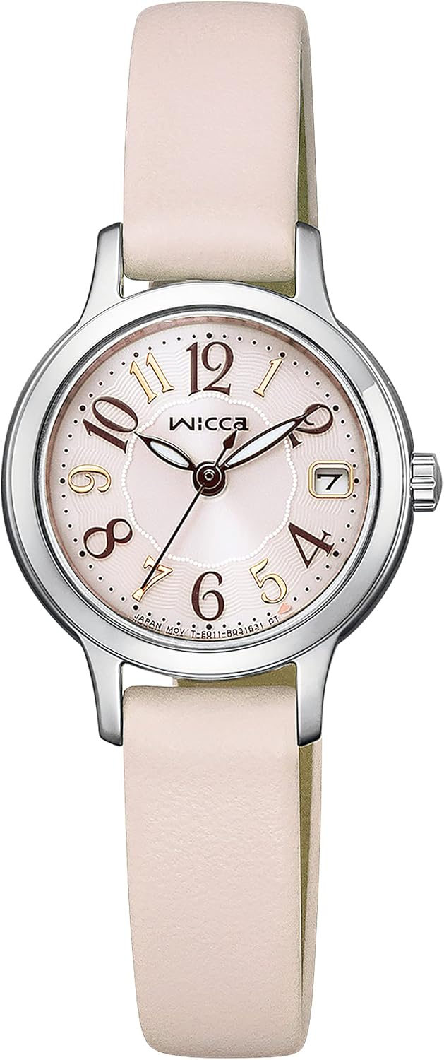 [Citizen] 腕時計 ウィッカ ソーラーテック カレンダー付 KH4-912-90 レディース スモーキーピンク