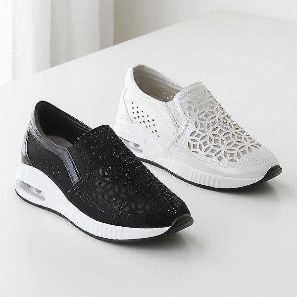 ビーズエア 女性 レディース スリッポン スニーカー 4cm 2color sjsw 4677_P328963461