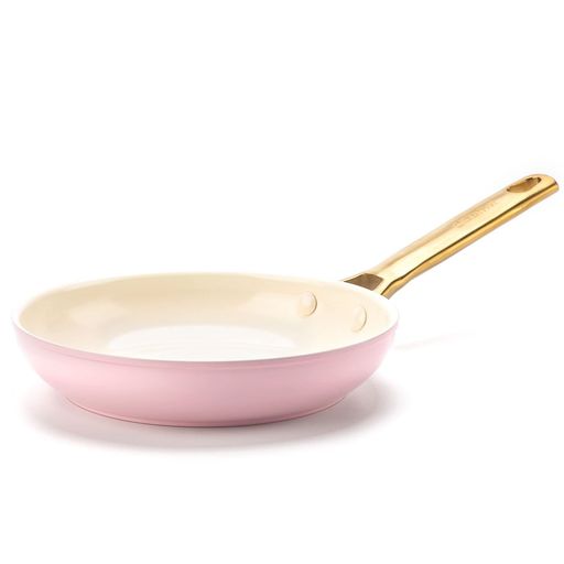 グリーンパン(GREENPAN) GREENPAN パドヴァ PADOVA 有害物質を一切含まない砂由来のミネラル成分のセラミックコーティング フライパン 20CM ピンク IH ガス 対応 くっ付き