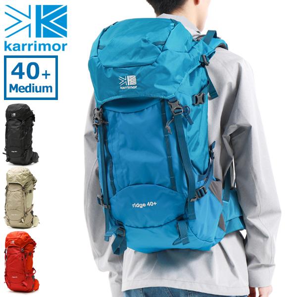 セール ridge 40+ Medium バックパック ザック デイパック 大容量 登山 トレッキング アウトドア キャンプ 旅行 レインカバー 背面長47cm メンズ レディース 501097