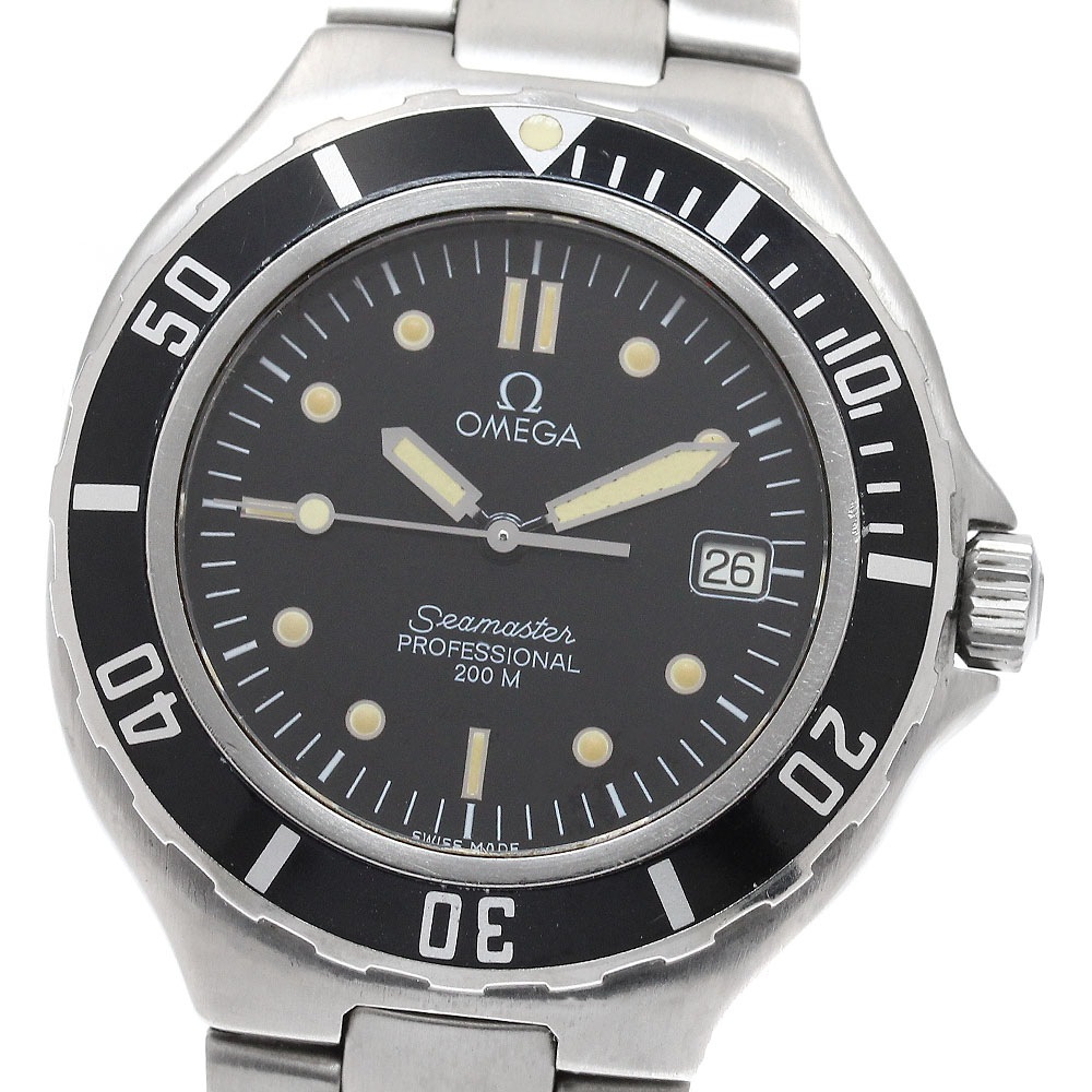 オメガ OMEGA シーマスター200ｍ デイト クォーツ メンズ _956631【中古】