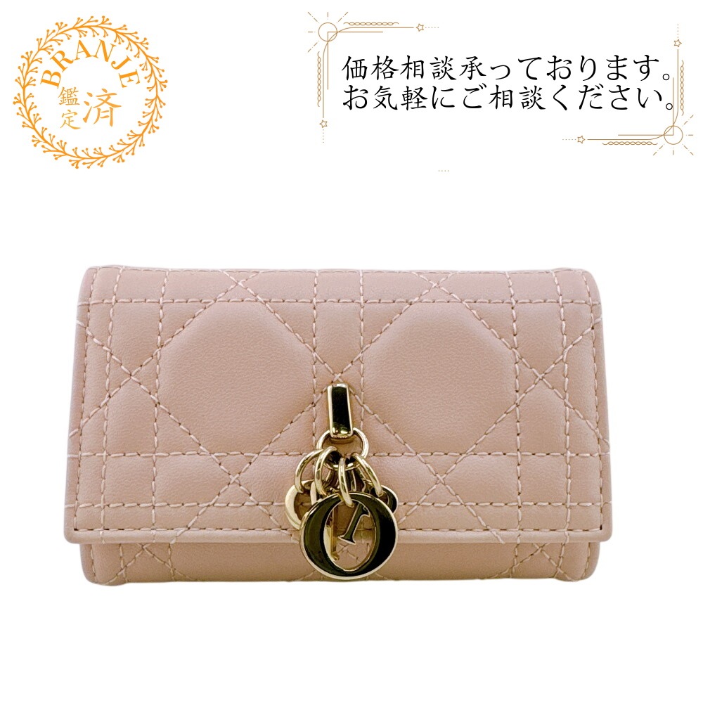 レディ レザー キーケース ピンク