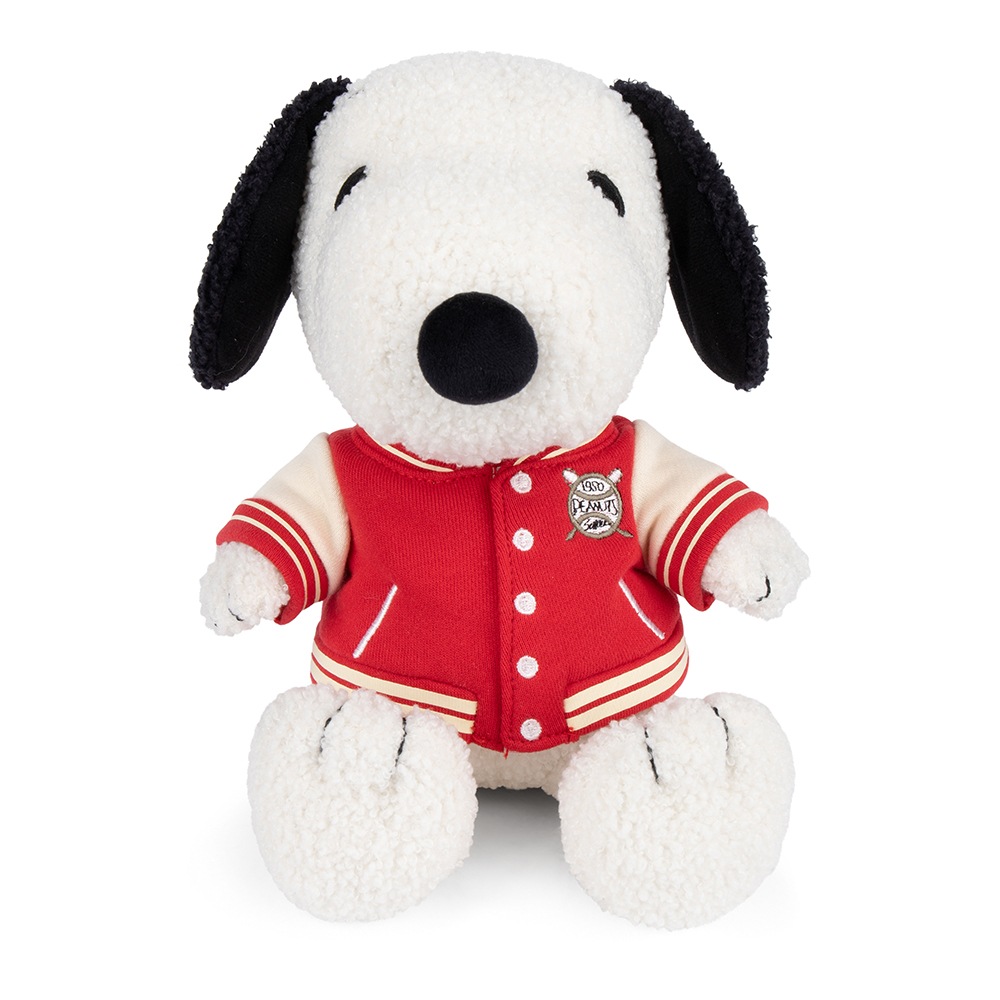 PEANUTS ピーナッツ スヌーピー タイニー テディ バシティ ジャケット 愛着 人形 - 25cm