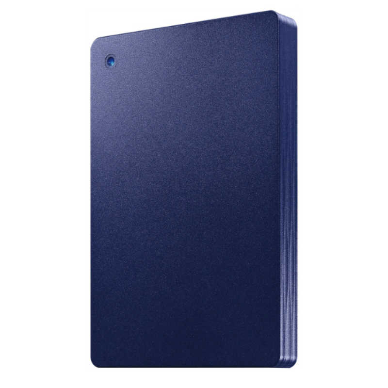 IOデータ　USB 5Gbps対応ポータブルハードディスク ［2TB / ポータブル型］ ネイビー　HDPH-UTV2NV
