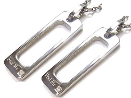 ペアダナスダイヤモンドネックレス/ペアDanasステンレスネックレス ネックレスメンズ