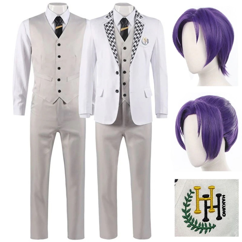 男女兼 贈り物 祝日 ハロウィン仮装 スーツ 制服 凪誠士郎 白宝高校 波風高校 一難高校 コスプレ衣装 潔世一 蜂楽廻 ウィッグ 御影玲王 ブルーロック Blue＆Lock