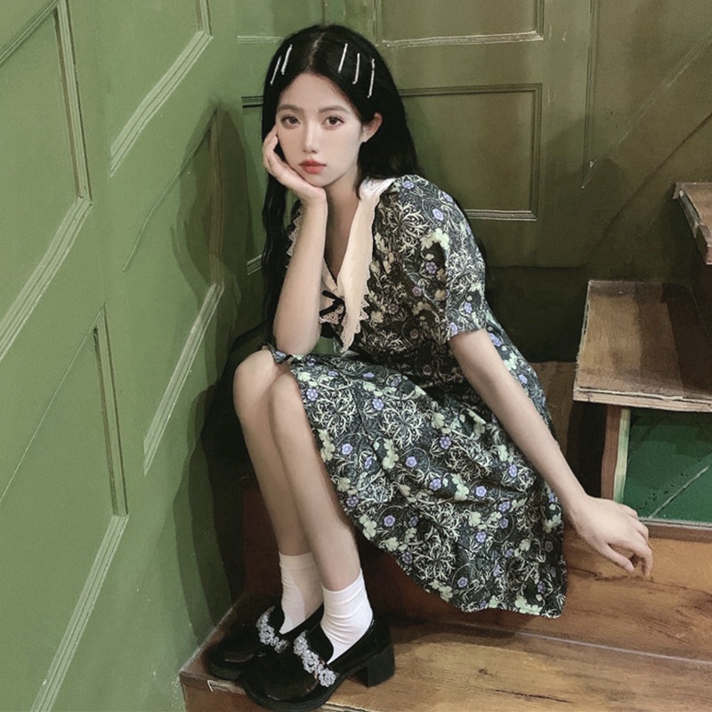 ワンピース ミニスカート ミニ ミニ丈 膝上 袖あり 半袖 襟付き セミフレア スリム タイト 細身 Aライン レース フリル リボン かわいい 大人可愛い きれいめ 大人 上品 おしゃれ お洒落