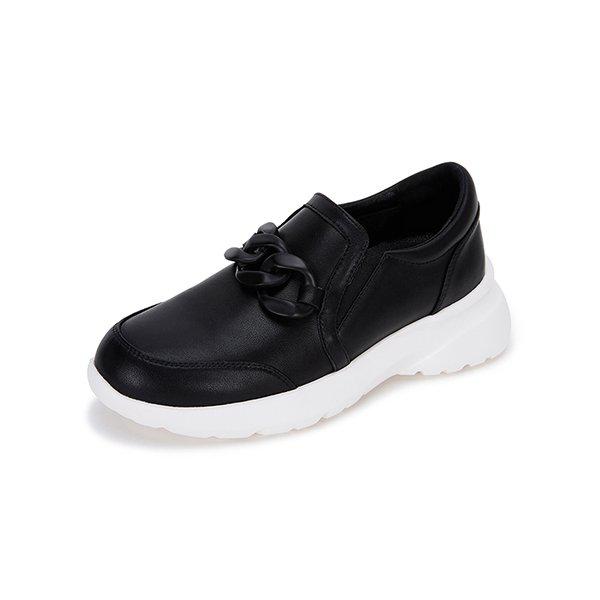 M.ダイン牛革チェーンスリッポン ブラック 516523309AA