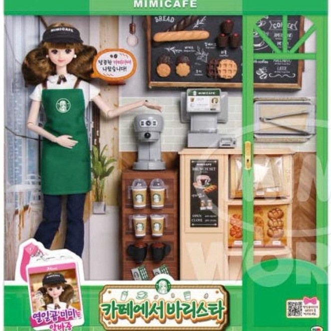 ミミワールド17ミミはカフェでバリスタのアルバイト中~~~人形役割遊びおもちゃ関節が動いてます 5,220円
