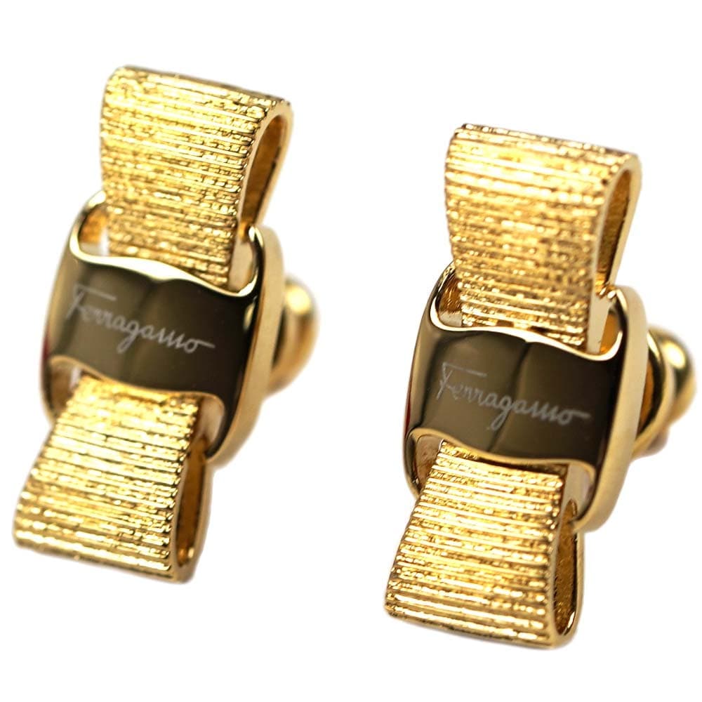 フェラガモ ピアス レディース アクセサリー リボン 両耳用 ゴールド Ferragamo BRASS ORO 760546-0039-0231