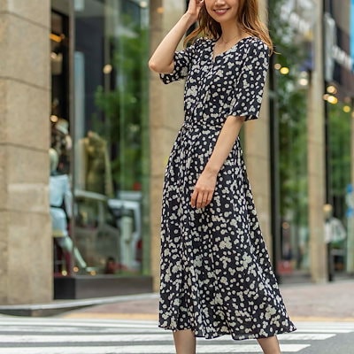 ワンピース レディース 40代 きれいめ マキシワンピース 春夏 白 A