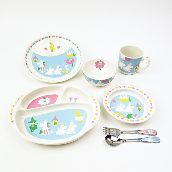 ムーミン 7ピースセット ベビー キッズ キッチン 食器 MOOMIN_2148-mm1200-116