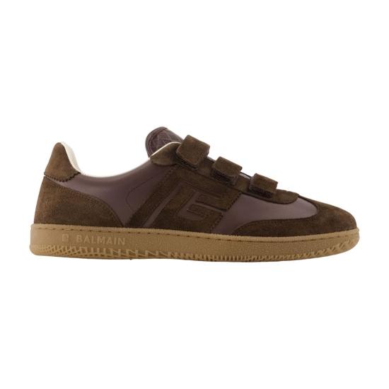 BALMAIN Men Sneakers HM1VJ423LBEW WIC brown