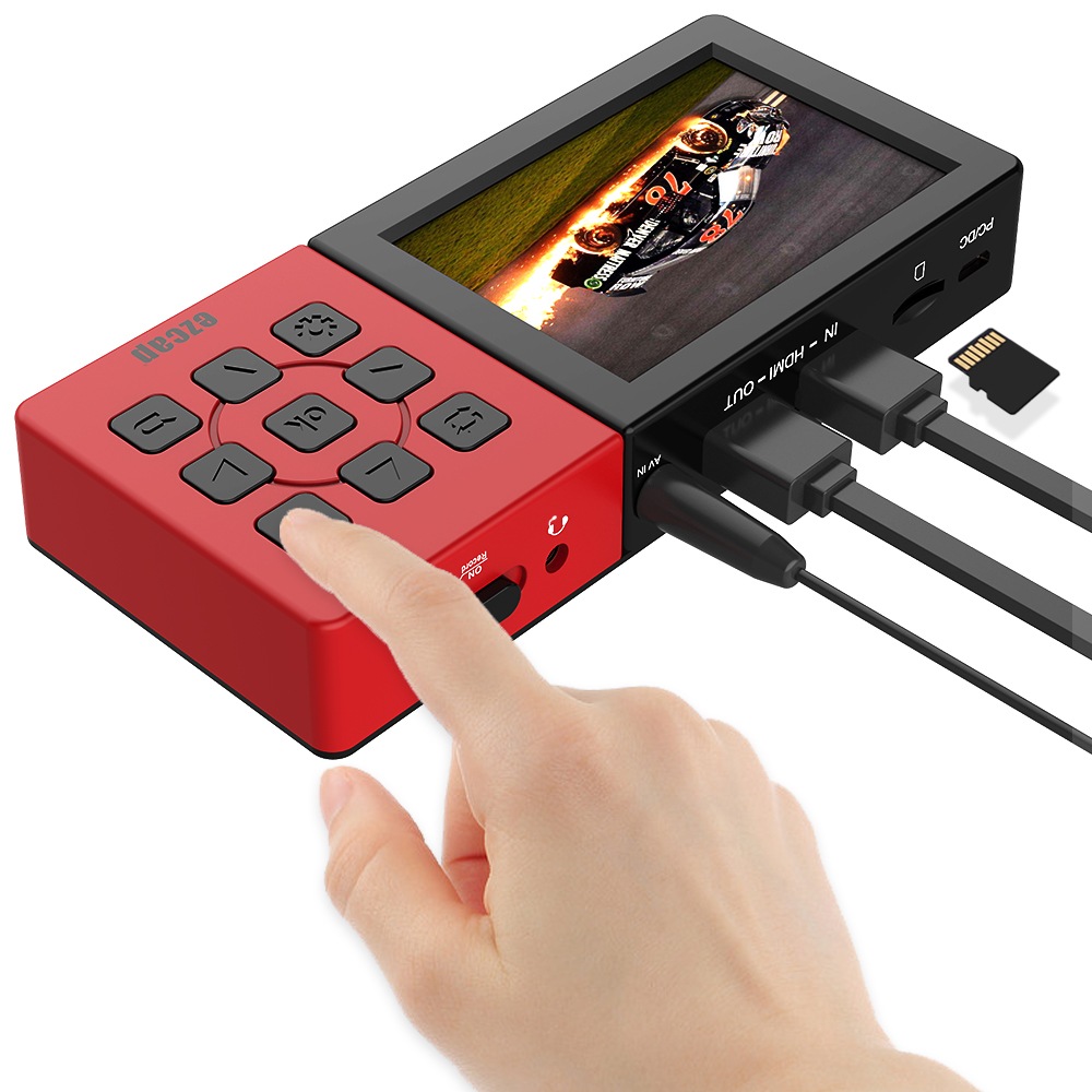 ezcap273A モニタ内蔵キャプチャーボックス PC不要のビデオレコーダー 1080P 60fp