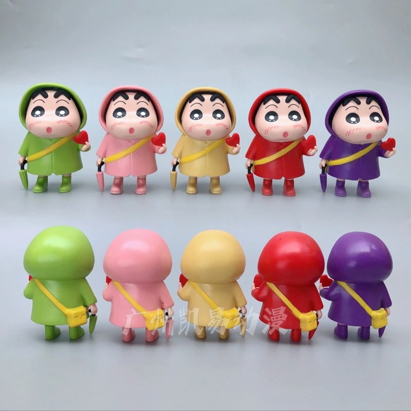 バレンタインデーの告白フィギュア愛を示すレインコートフィギュア Q バージョンアニメ人形愛の飾り