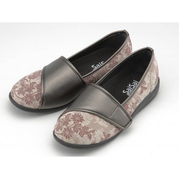 マリアンヌ SaiSai フラワープリント W940 クラシックベージュ 25.5 メーカー直送