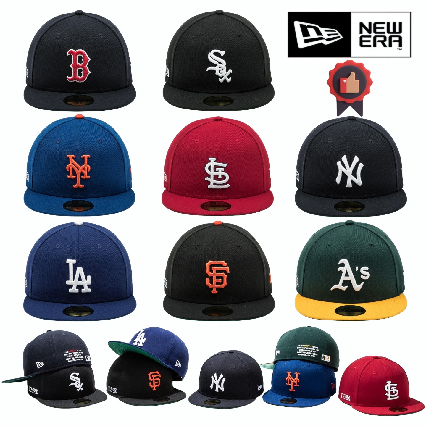 59FIFTY DAY MLB, 2025 59FIFTY サイズキャップ ニューヨーク ヤンキース ボストン レッドソックス LAドジャース カップル帽子 スナップバッグ