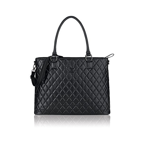 Solo New York Waldorf Laptop Tote Bag， Black 並行輸入品