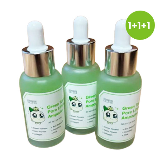 1+1+1 Green Tomato Pore Lifting Ampoule 30ml*3ea