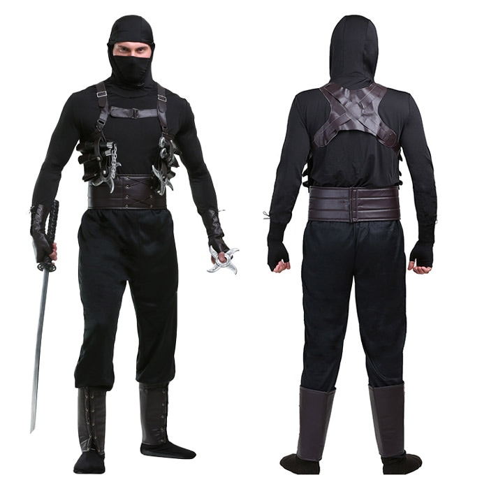 ハロウィン コスプレ 衣装　大人 メンズ 忍者 警察 ポリス 武装 男性 反テロリズム 部隊 武装警察　コスチューム コスプレ 仮装 変装 イベント パーティー グッズ 衣装 にんじゃ 映画 文化祭 6,605円