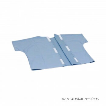 高田ベッド製作所 患者着2PSD用上着 綿100％ LLサイズ ブルー TB-524-07