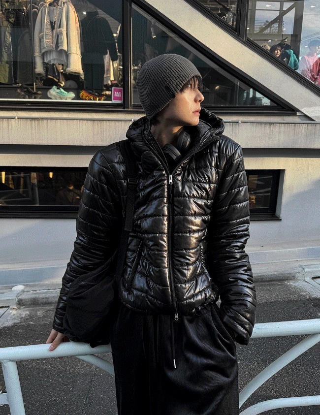 [COSYHARU公式]Lightweight Hooded Padded