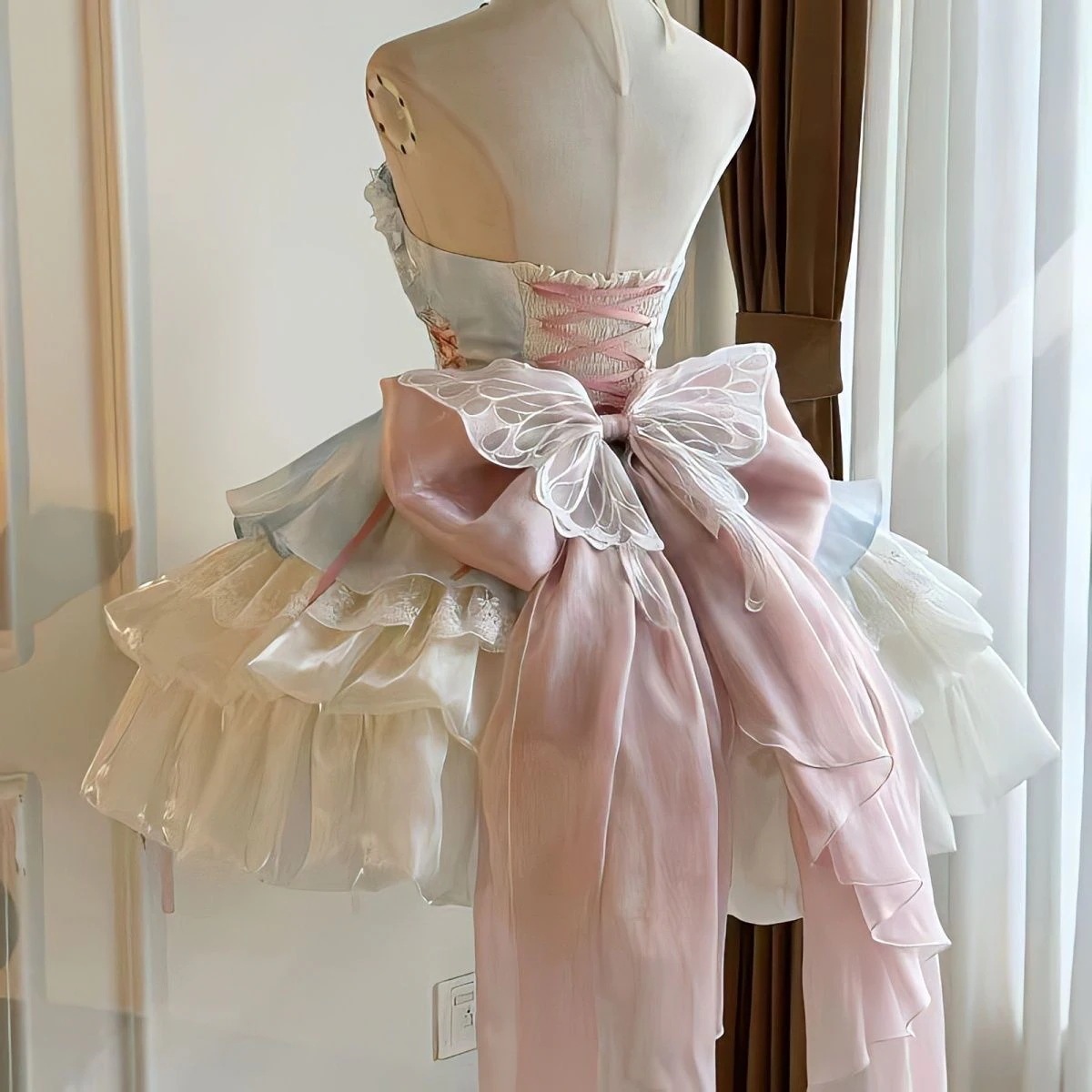 ハロウィン コスプレロリータドレス ロリータ 韓国ファッション キャミワンピース 夏服 ポンポンスカート