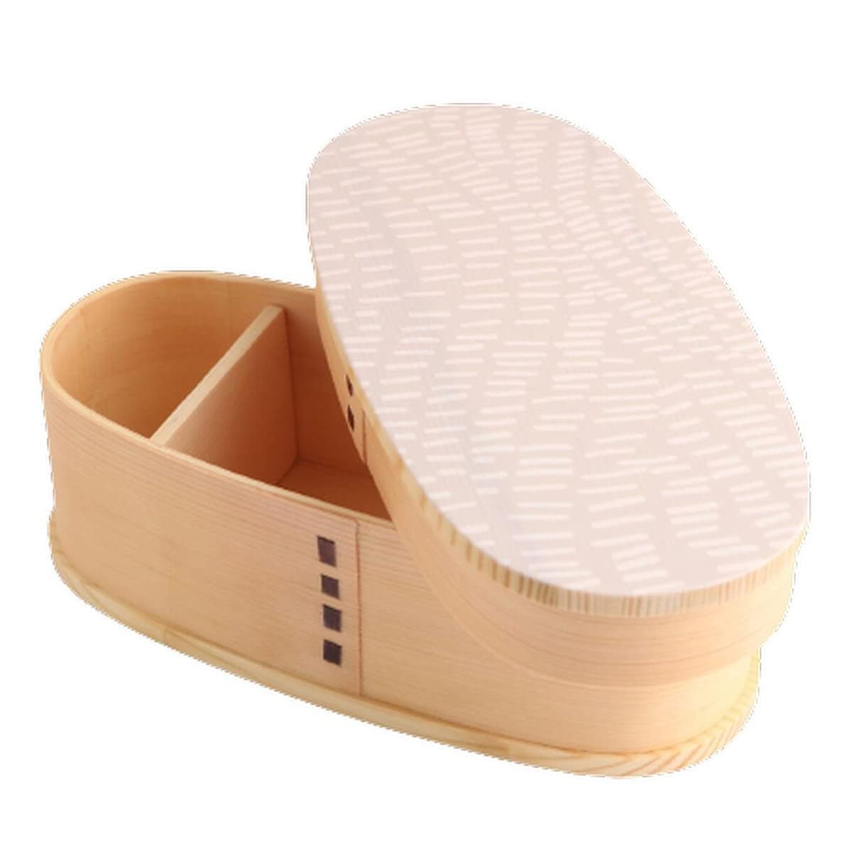 j-kitchens 調湿効果 機能付き 木製 弁当箱18.5cm × 8.5cm × 6.3cm 400ml ウレタンコーティング/絵：蒔絵調紀州加工 Current model