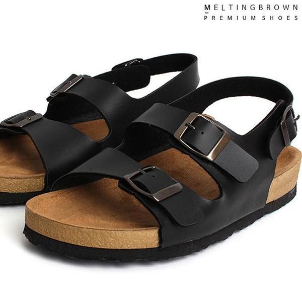 女性レザーサンダル 男性用レザーサンダル カップル水遊びサンダル SK13