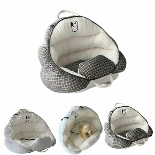 ペットベッド 犬用 猫用 キャットハウス ソファー ふわふわ ふかふか マット モコモコ あったか おしゃれ 小型犬 猫ベット クッション ペット用ベッド 猫ハウス 寒さ対策 滑り止め 洗える セット