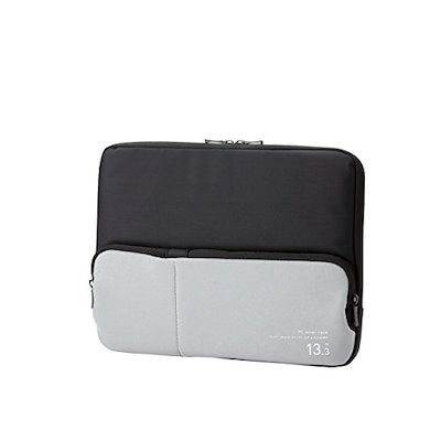 他サイト： エレコム　ELECOM　PCインナーバッグ ~13.3インチ ノートPC対応 　BM‐IBPT13BK (ブラック)の商品画像
