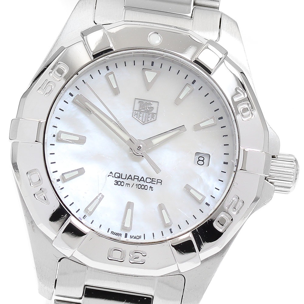 タグホイヤー TAG HEUER WAY1412.BA0920 アクアレーサー デイト クォーツ レディース _897499【中古】