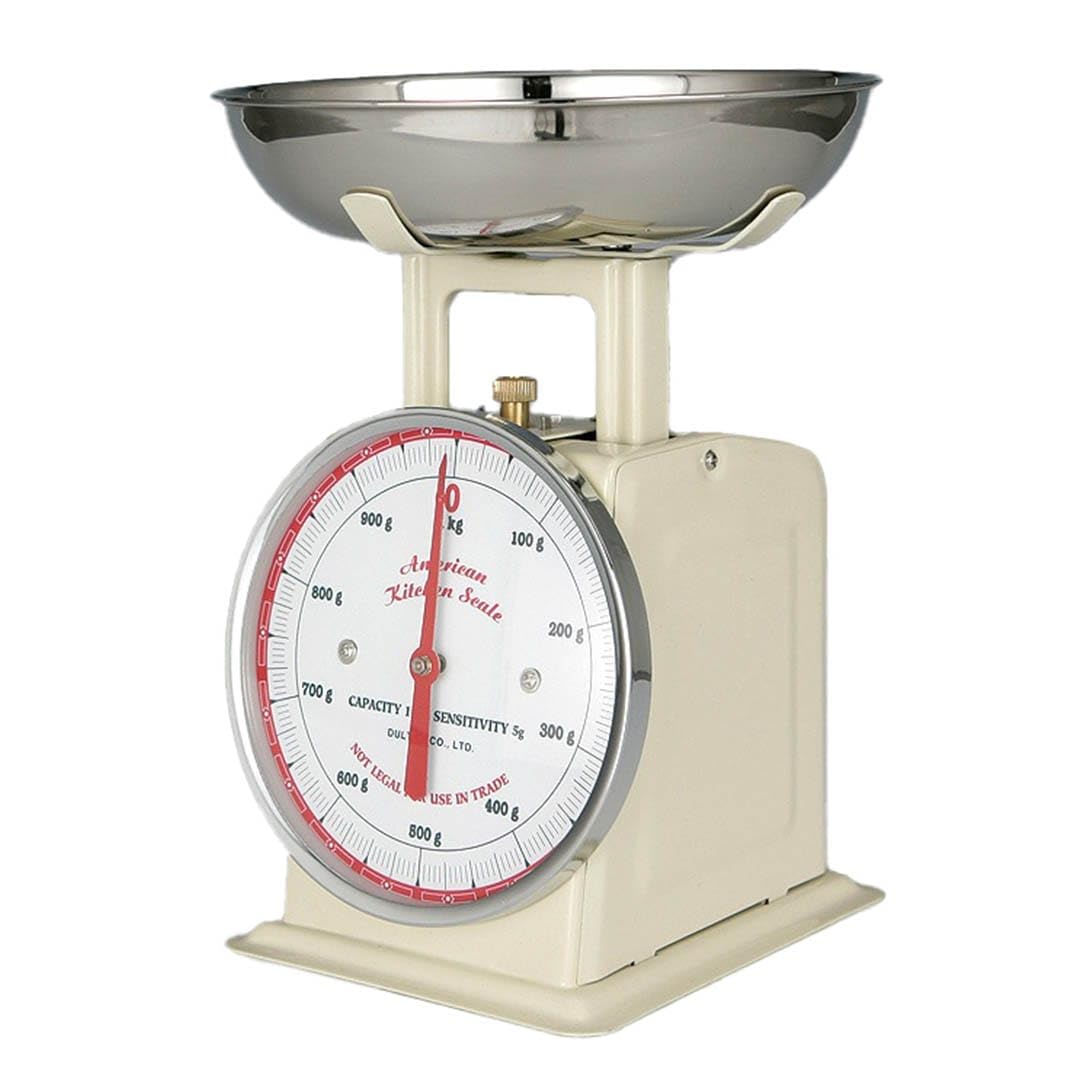 ダルトン Dulton アメリカンキッチンスケール 1kg アイボリー 100-061 高さ225×幅132mm