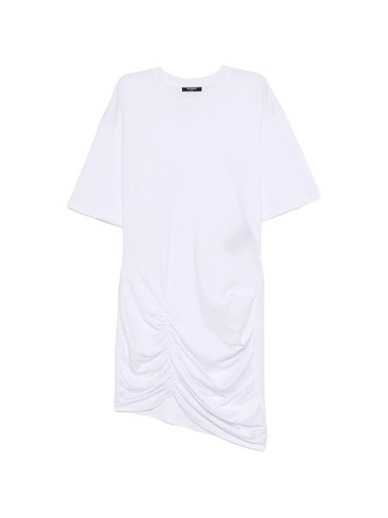 BALMAIN Women Mid Skirts GF1R7435BD39 GAB White