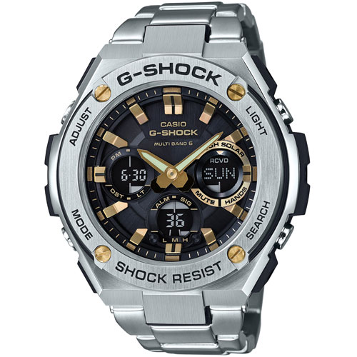 カシオ 【国内正規品】G-SHOCK（ジーショック）　G-STEEL ソーラー電波　メンズタイプ GST-W110D-1A9JF