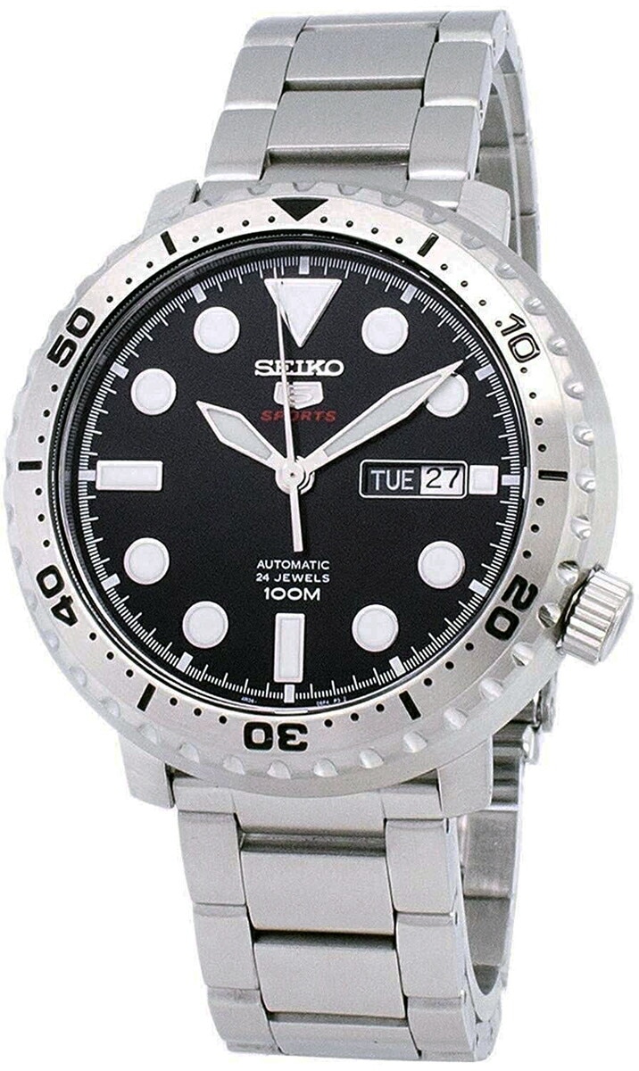 [10年保証] [訳あり品] [製造終了 希少海外モデル] [新品] SEIKO SRPC61K1 セイコー ファイブ 100m 防水 [逆輸入モデル]