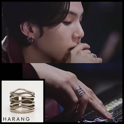 【HARANG】HR96R RING ★ BTS SUGA着用 シュガ着用 リング 指輪 HARANG】 HR96R RING リング 指輪 [BTS SUGA着用] BTS シュガ