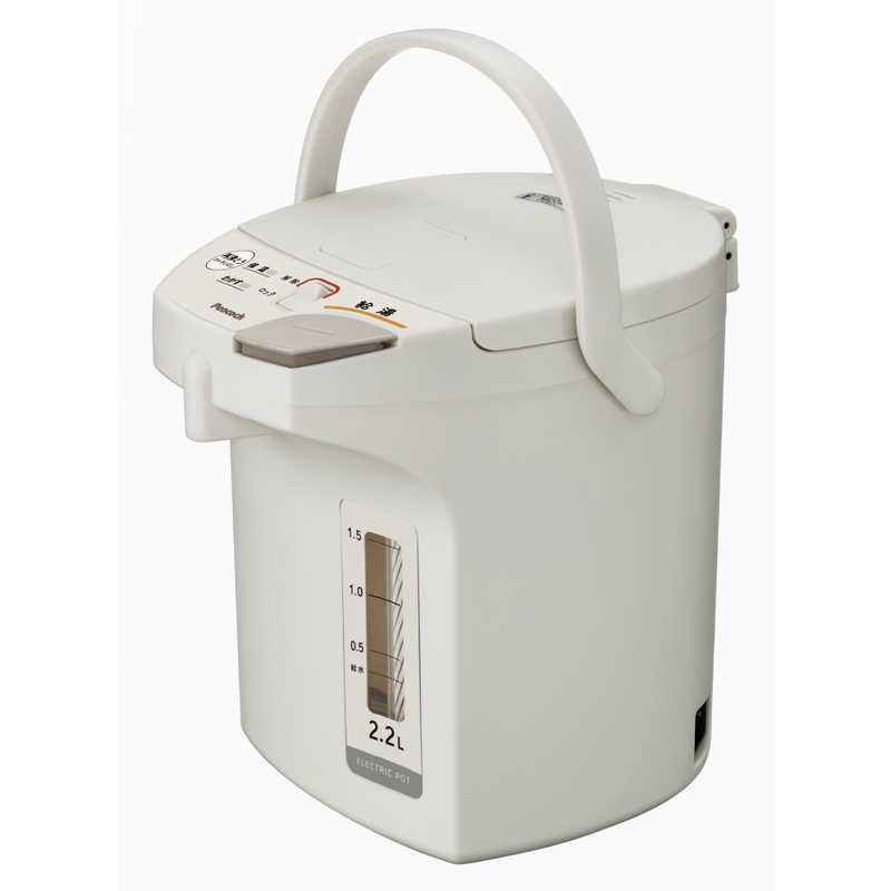 ピーコック　電気ポット(省エネタイプ)2.2L ［2.2L］ ライトグレー　WMS-22HL