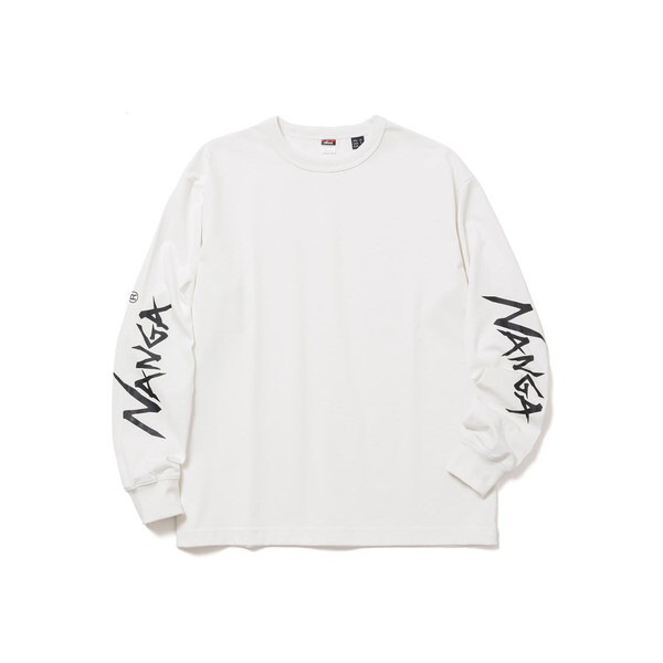 ナンガ ECO HYBRID SLV LOGO L/S TEE WHT S N2500-1L030A N0003732 Tシャツ